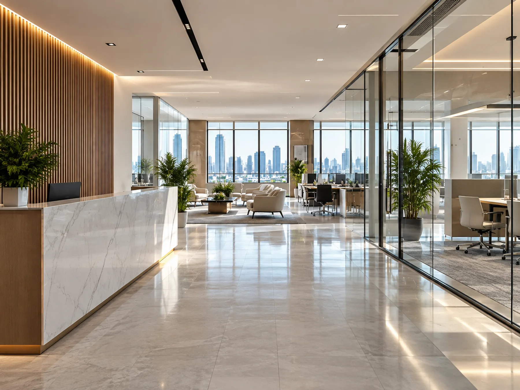 Calyon facility services for corporate offices